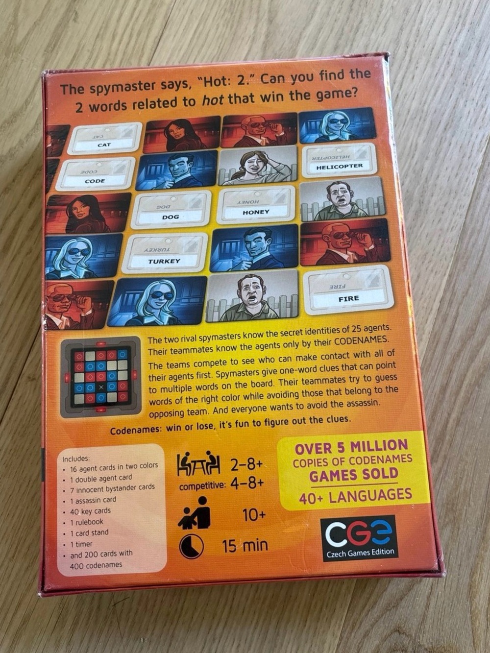 Codenames Party Game - Picture 2 of 2